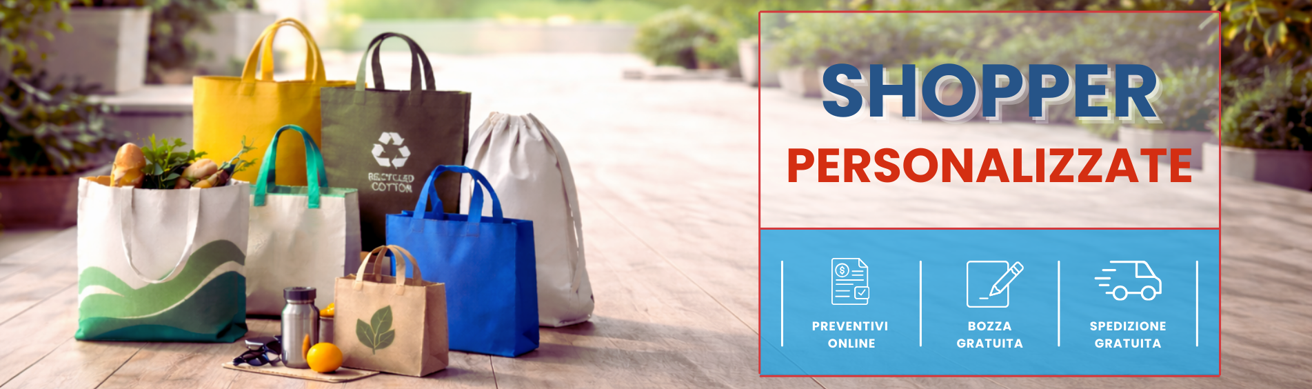 Shopper- Tutto da Personalizzare
